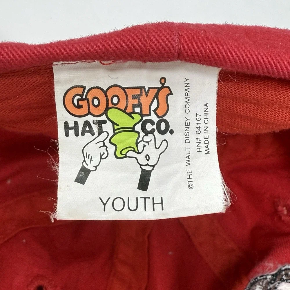 Vintage Grumpy Seven Dwarfs Stretch Strap Hat Goofy's Hat Company Walt Disney Co